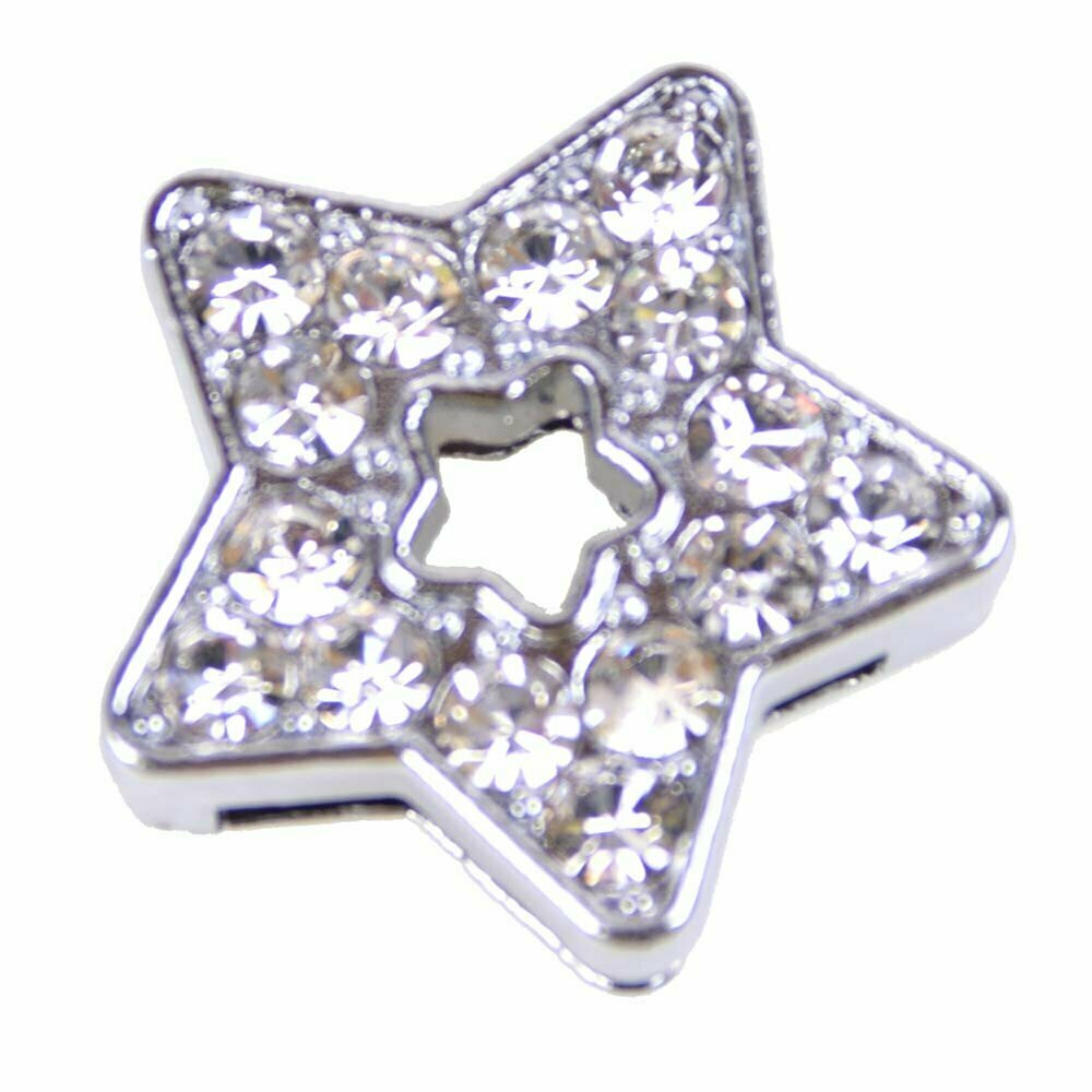High-quality rhinestone jewelry star with 15 crystals 
