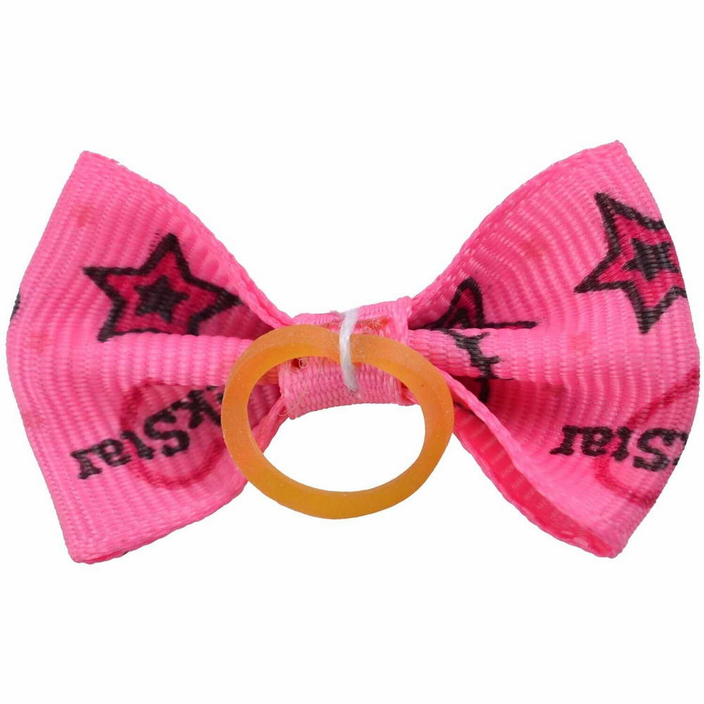 Dog hair bow rubberring Hello Kitty by GogiPet pink