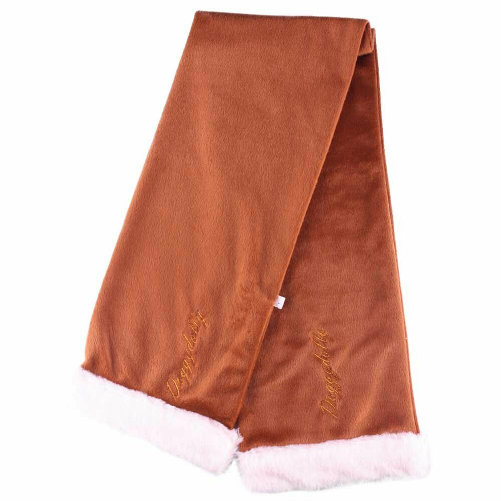 DoggyDolly scarf for dogs brown