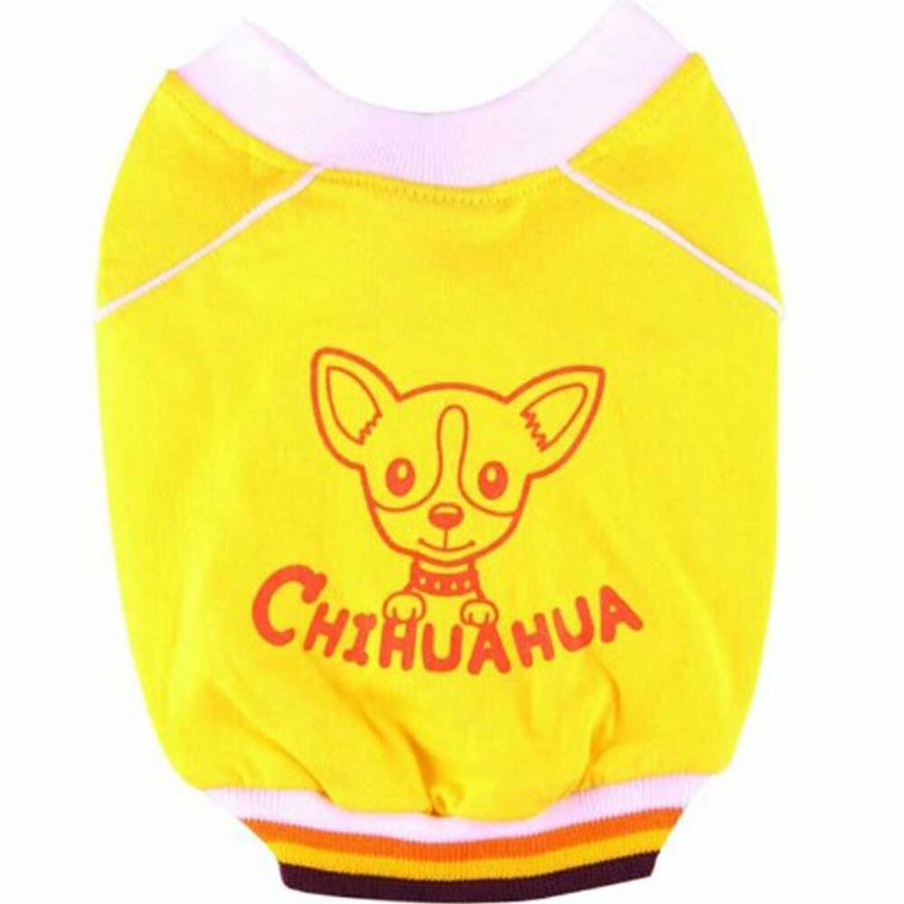 yellow Chihuahua dog shirt