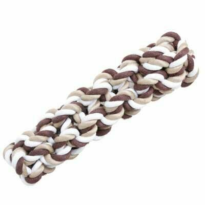 braided Dental Dog Toy - natural 20 cm