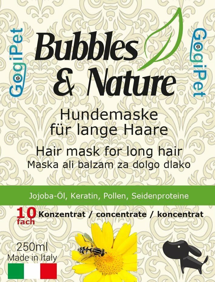 Hair mask for long hair dogs by GogiPet