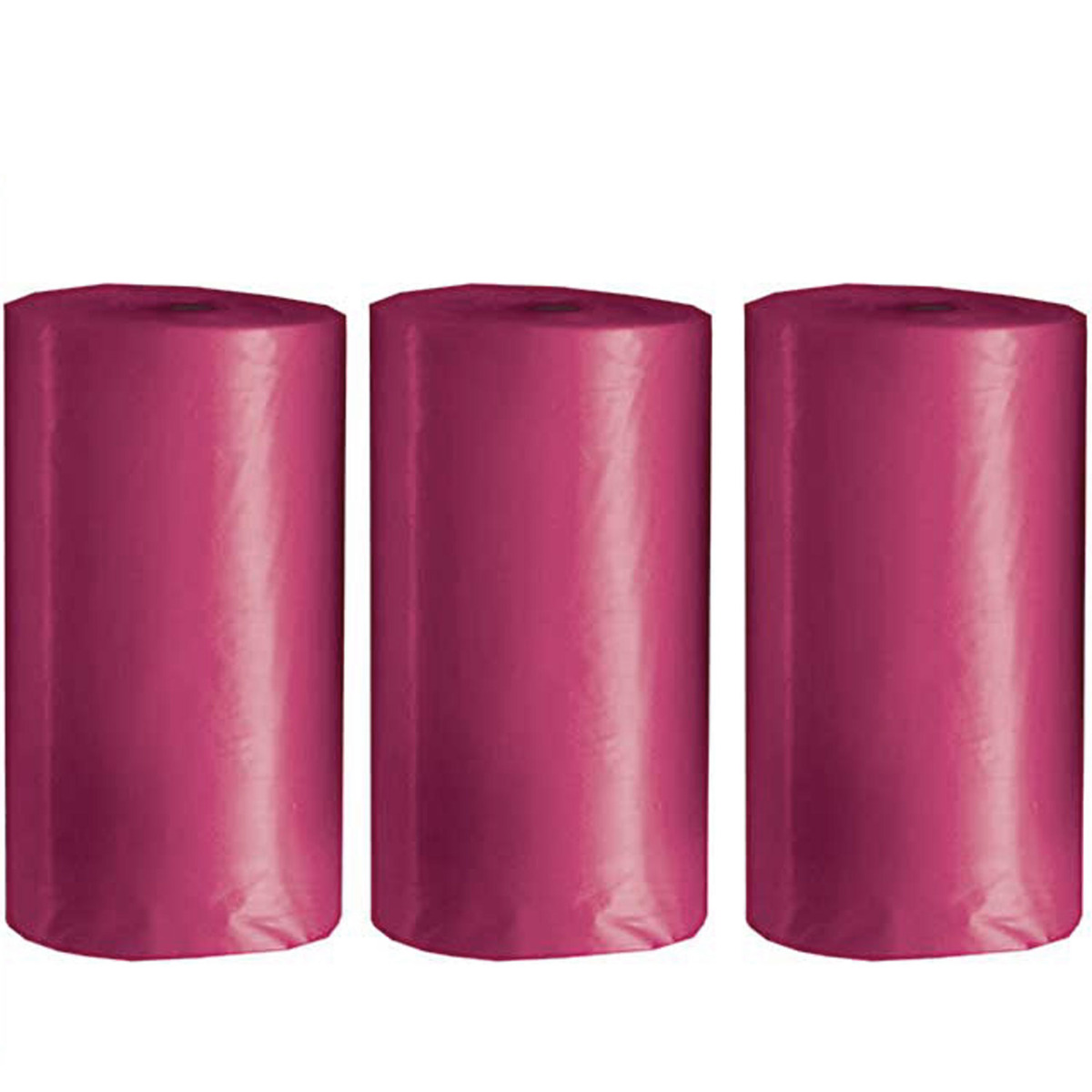 Dog excrement bags in a pack of 3 - biodegradable bags for the cackle in pink for your dog excrement bag dispenser