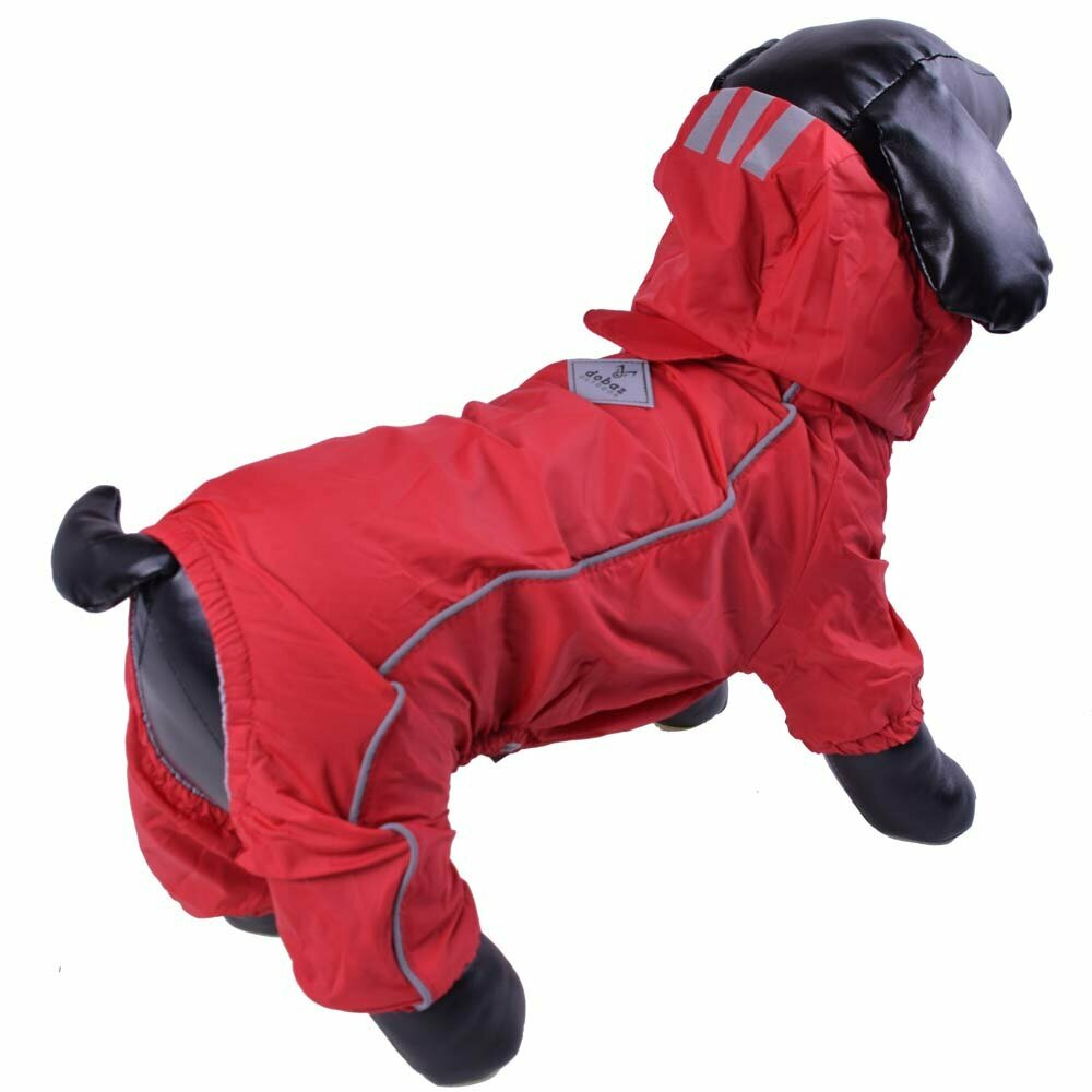 Dog clothes for rainy weather - Red raincoat for dogs