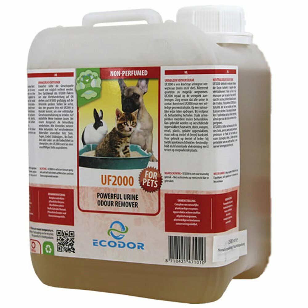 Ecodor UF2000 Urine Remover and urine odor for animal and human refill - special discount