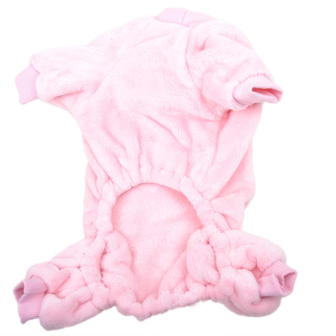 Jumpsuit for dogs pink - the pink dog romper against cold floors