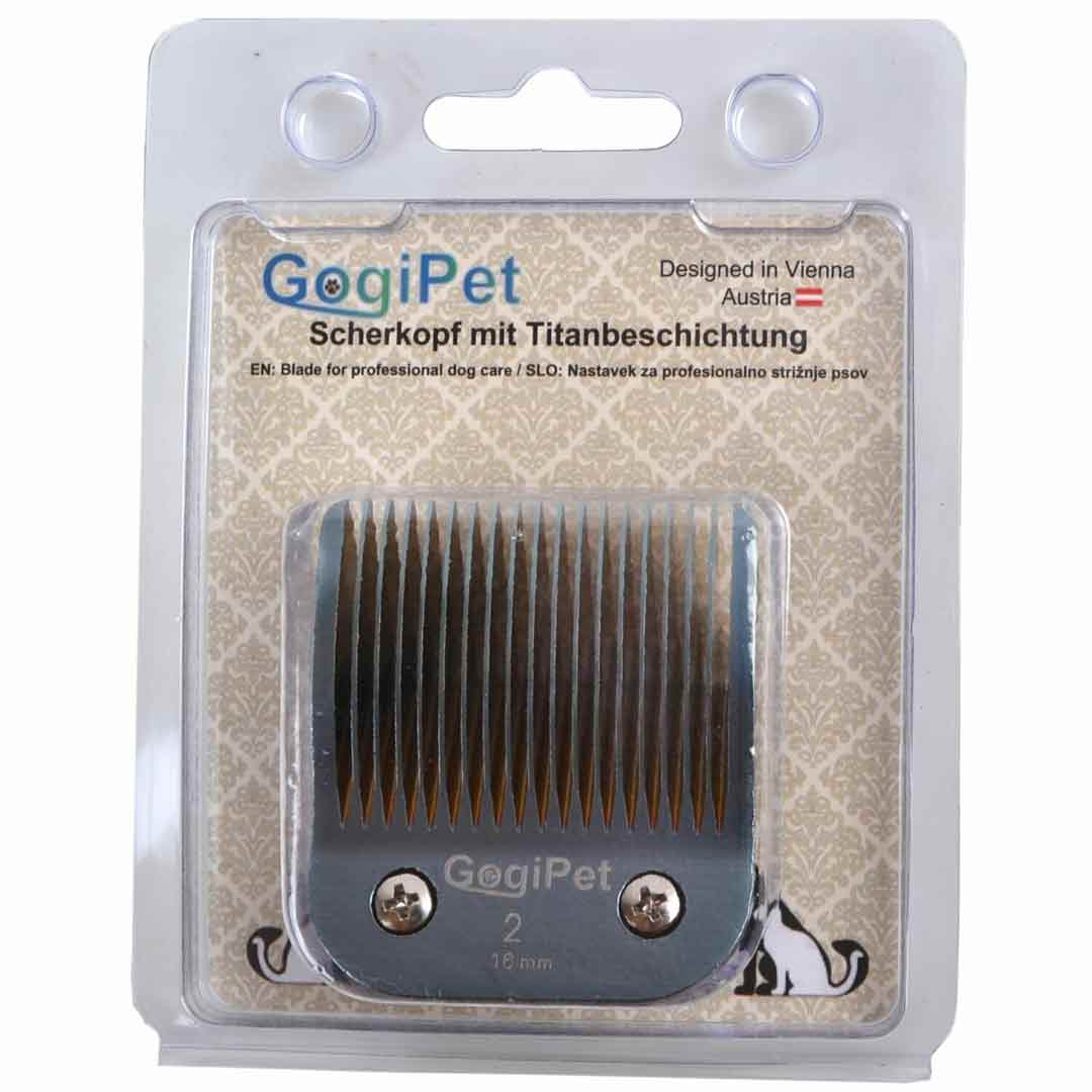 Snap On clipper blade with titanium coating and ceramic blade by GogiPet