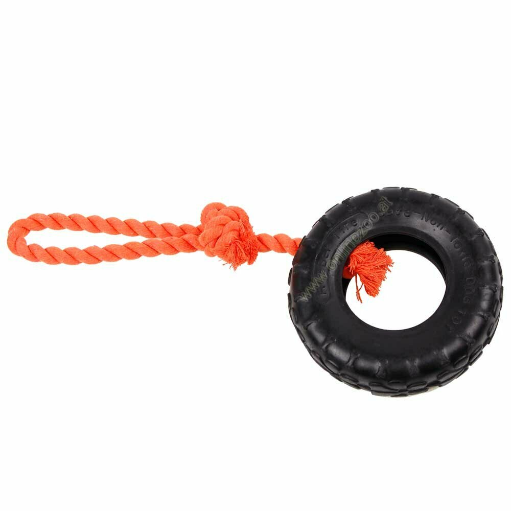 Tires on the string - dog toy