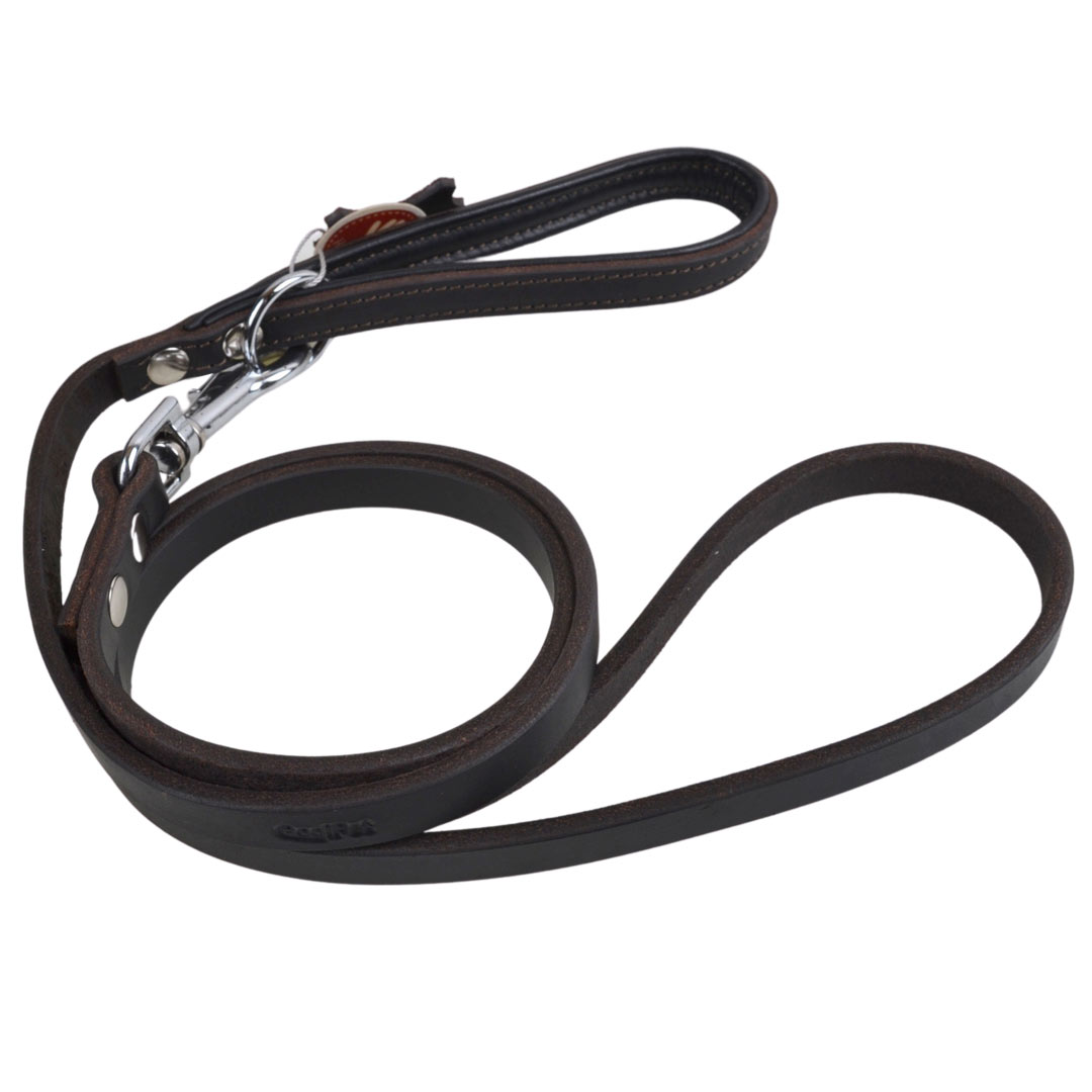 Handmade GogiPet® Vintage leather dog leash