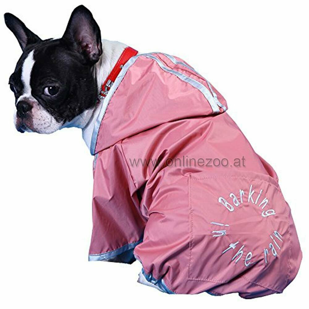 DoggyDolly DR009 - dog raincoat rose