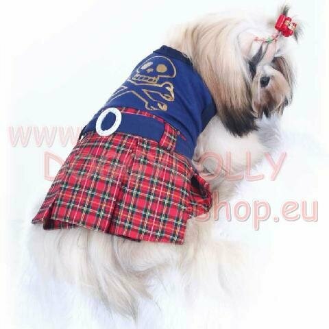 Dog tartan dress modern dog clothing from DoggyDolly