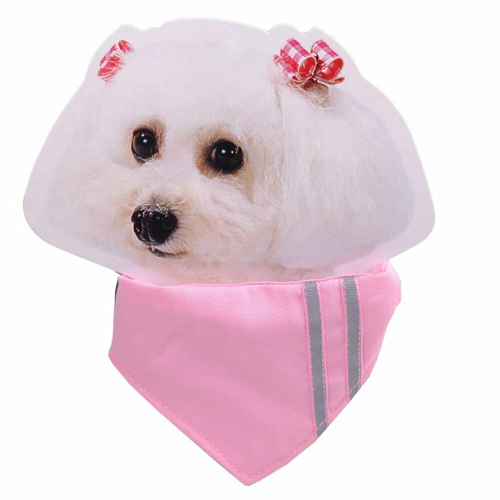 ?ink dog neckerchief of 23 cm - 28 cm adjustable length