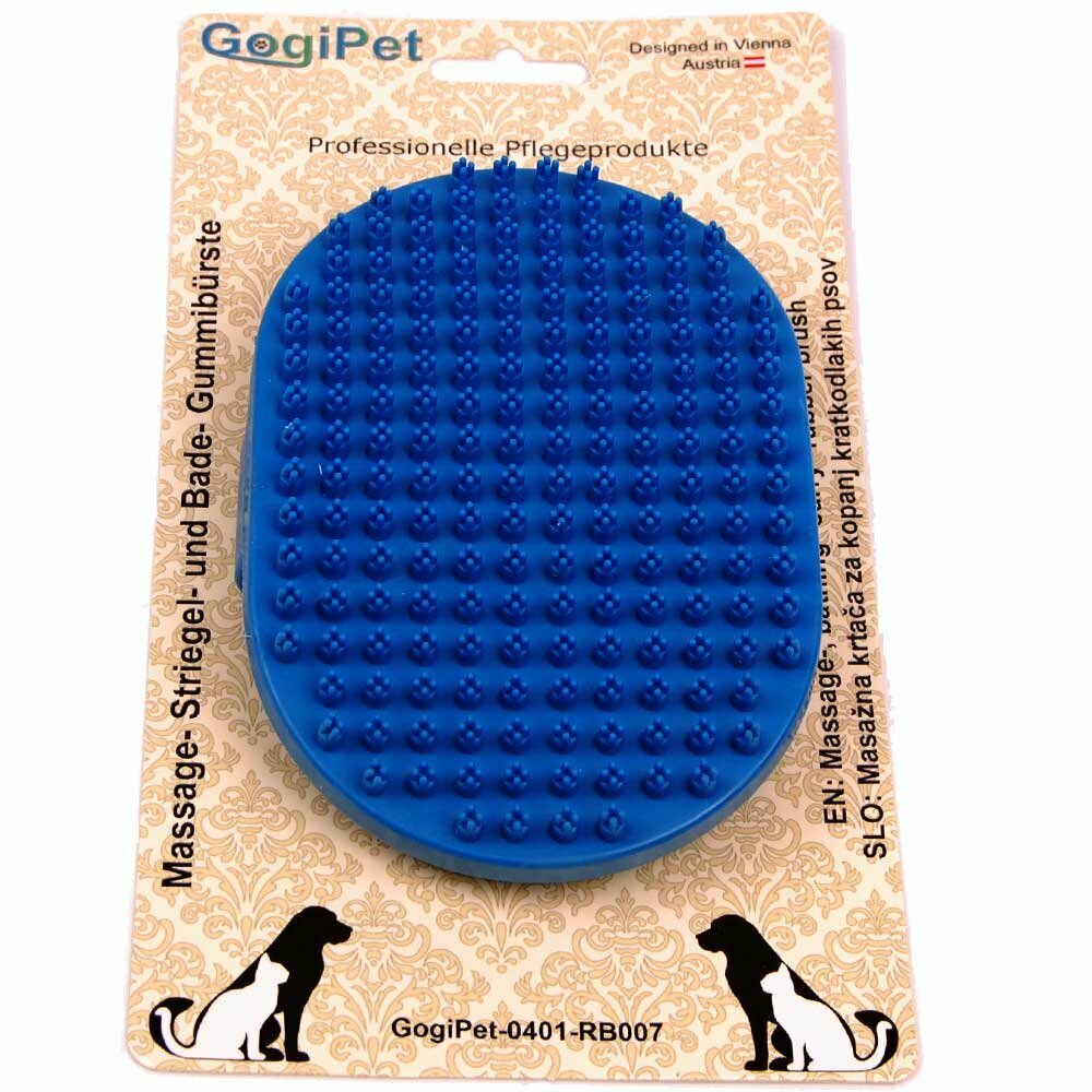 Original GogiPet rubber brush with X knobs