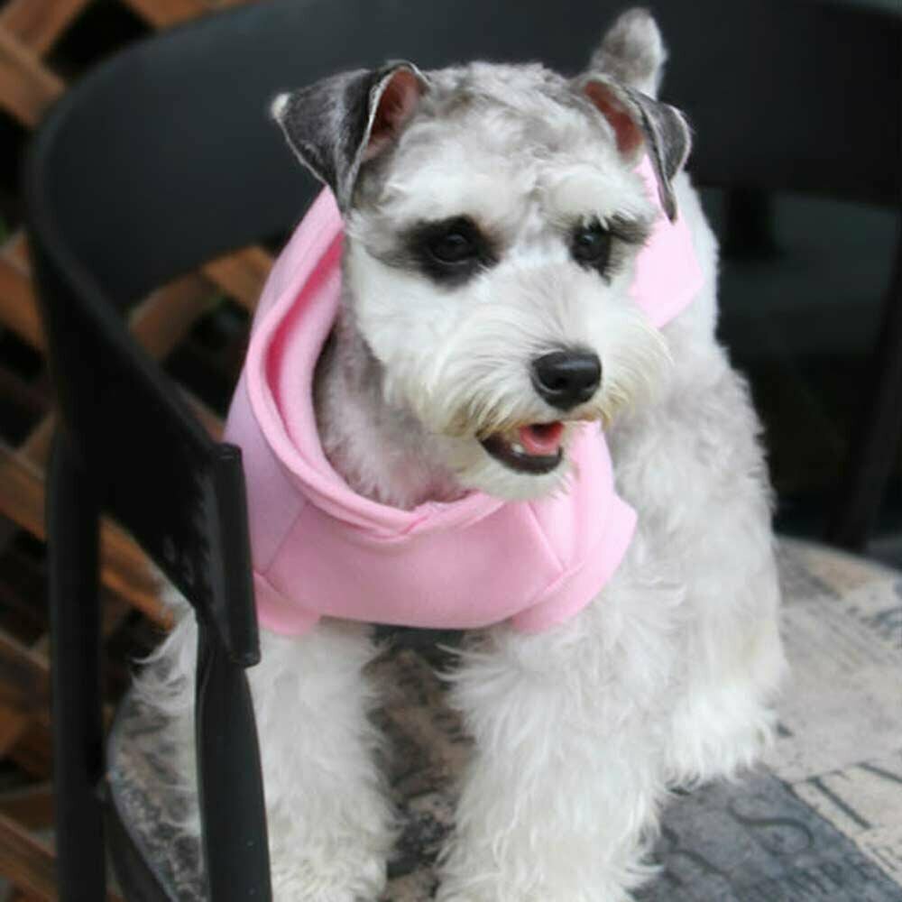 Pink dog sweater in sporty design