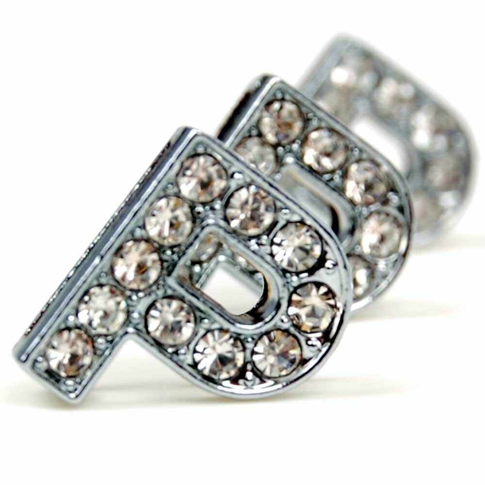 P rhinestone letter with 14 mm