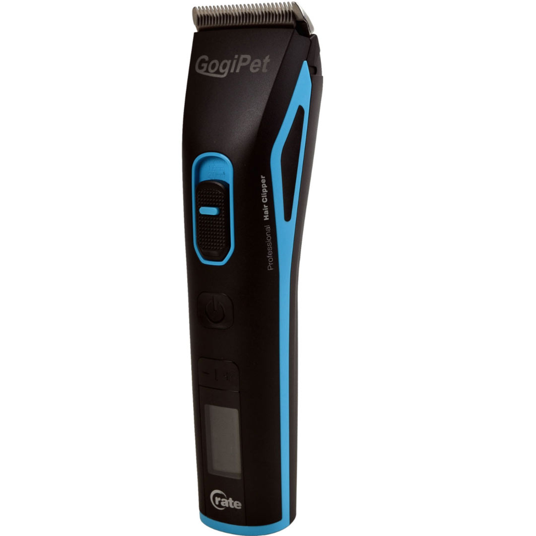 Cordless pet clipper with up to 5 speed levels