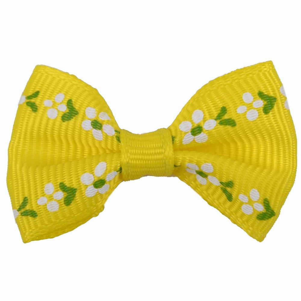 Dog Mesh with hairband Casimiro yellow with flowers by GogiPet