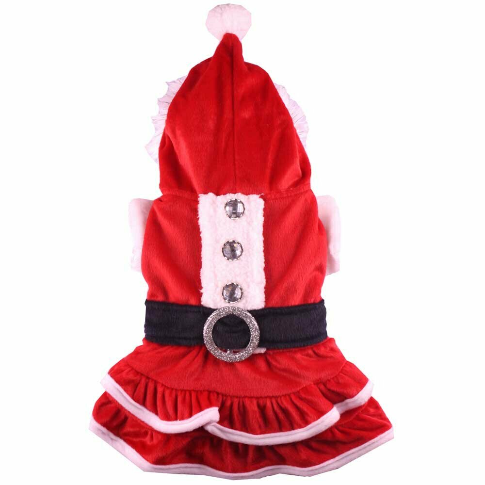 Christmas coat for large dogs with dress by DoggyDolly