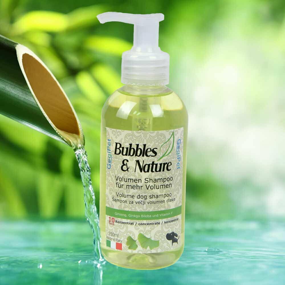 Dog shampoo for extra volume by Bubbles & Nature