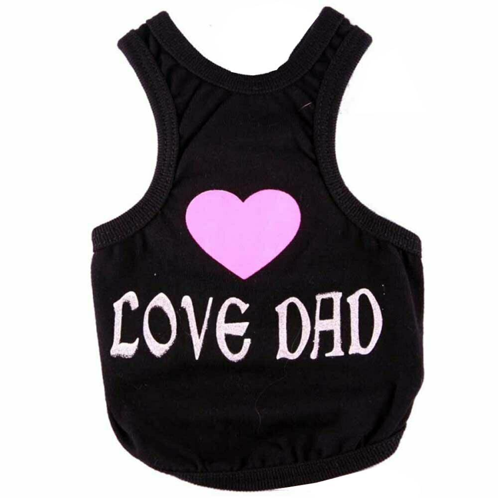 Love Dad dog shirt for big dogs by DoggyDolly