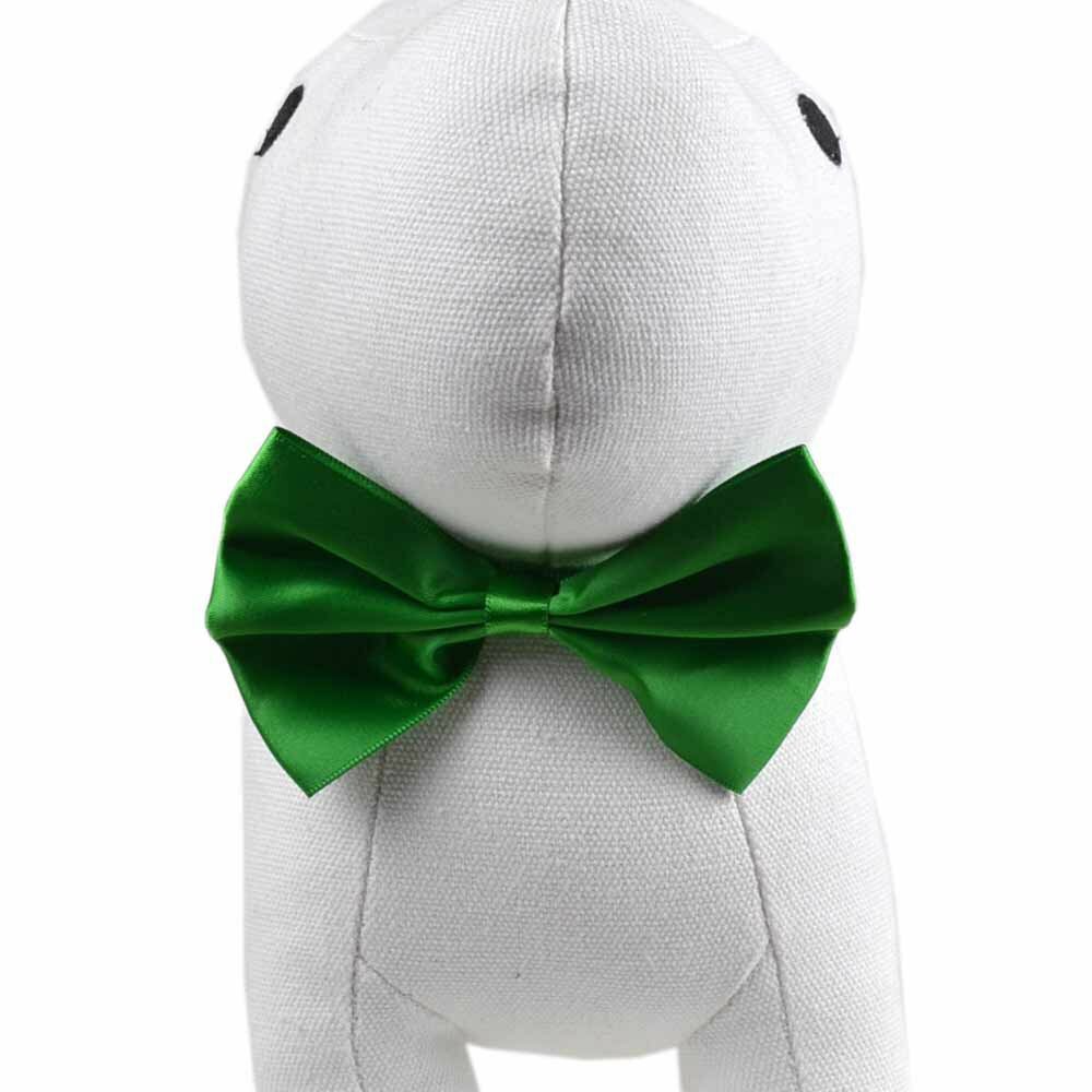 Striking green bow tie for dogs