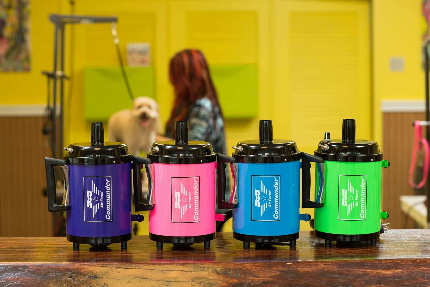 Bring color into the dog grooming salon with Metro dog dryers (Limit edition)