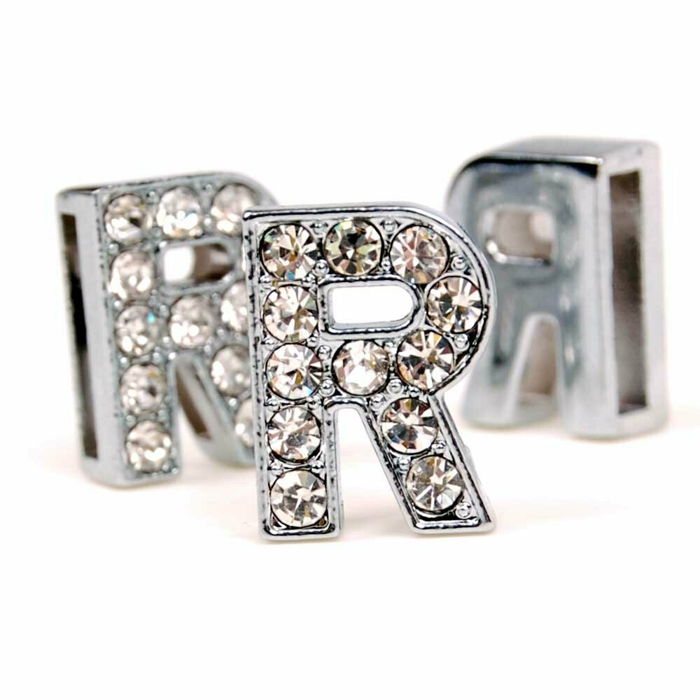 R rhinestone letter with 14 mm