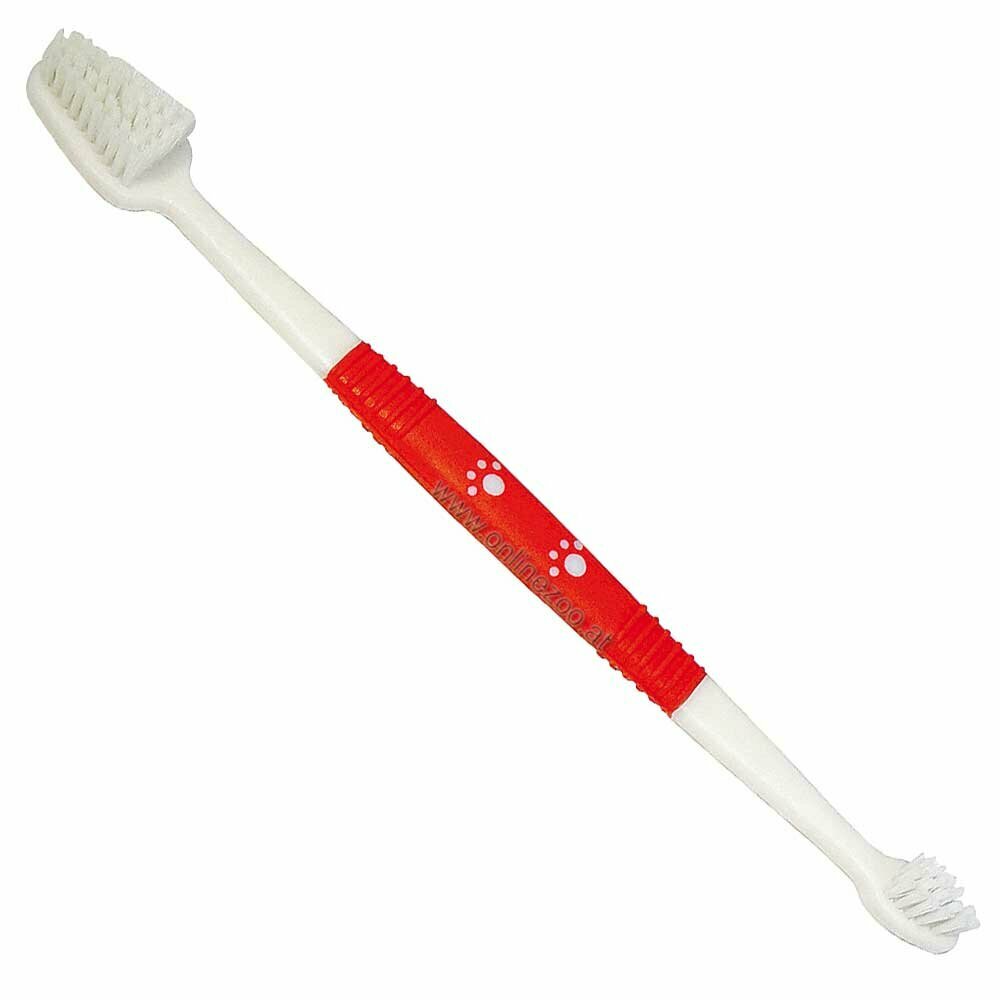 Dog toothbrush and brush to clean the eyes