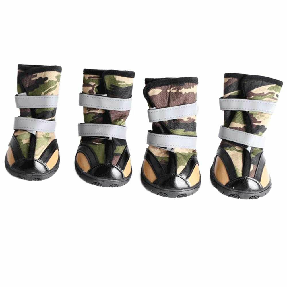 Army Camouflage Dog Shoes by GogiPet
