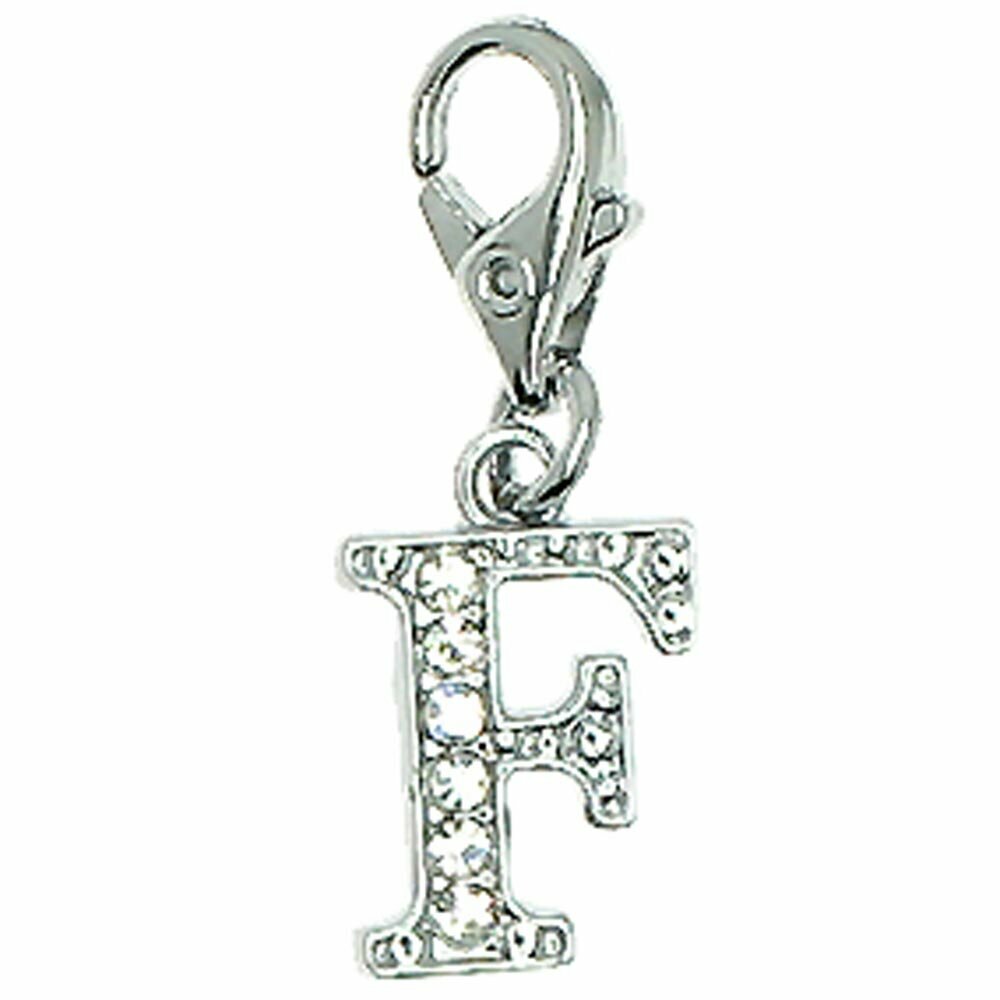 rhinestone pendant with lobster F