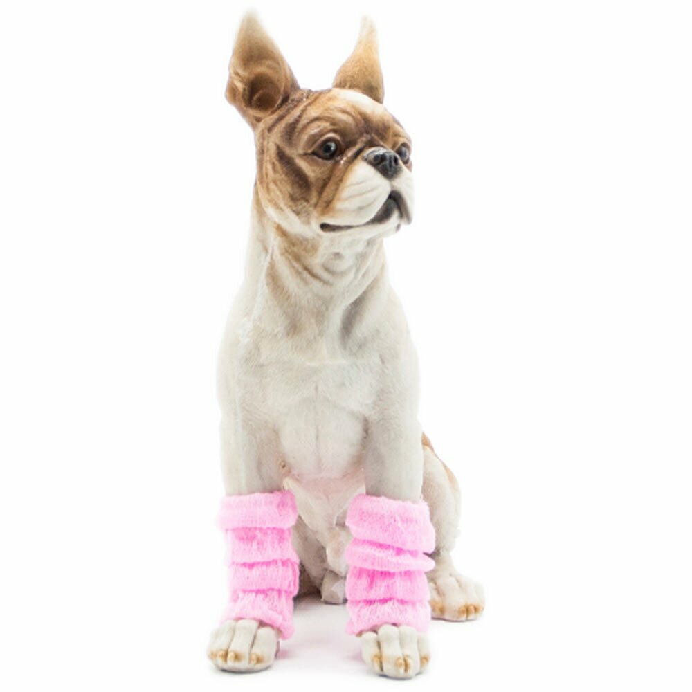 Nice leg warmers for dogs Pink Lilly