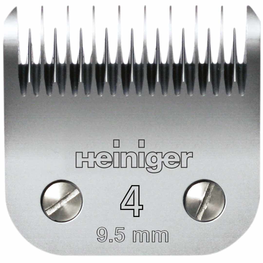 Heiniger blade no. 4 cutting set with 9.5 mm coarse