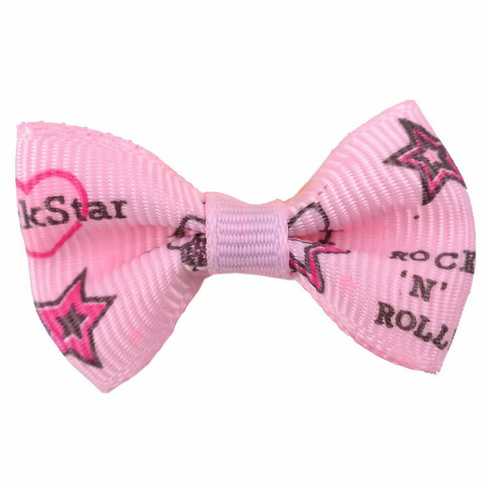 Handmade dog bow Hello Kitty by GogiPet soft pink