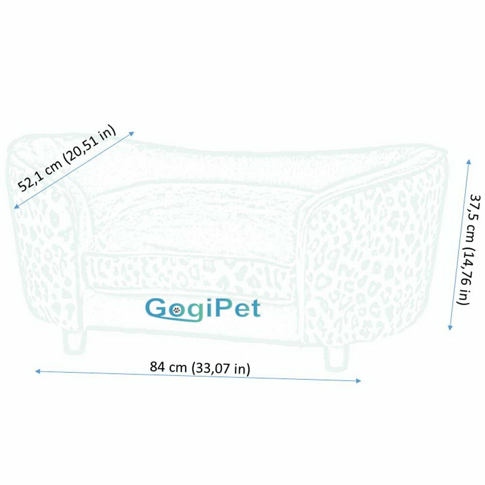 Dimensions of this GogiPet ® pet furniture - sofas and cats Dog Sofa