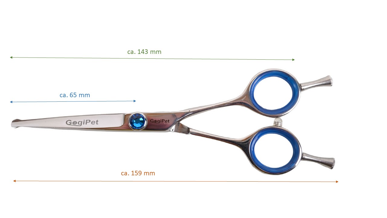 Paw scissors dimensions GogiPet HT550