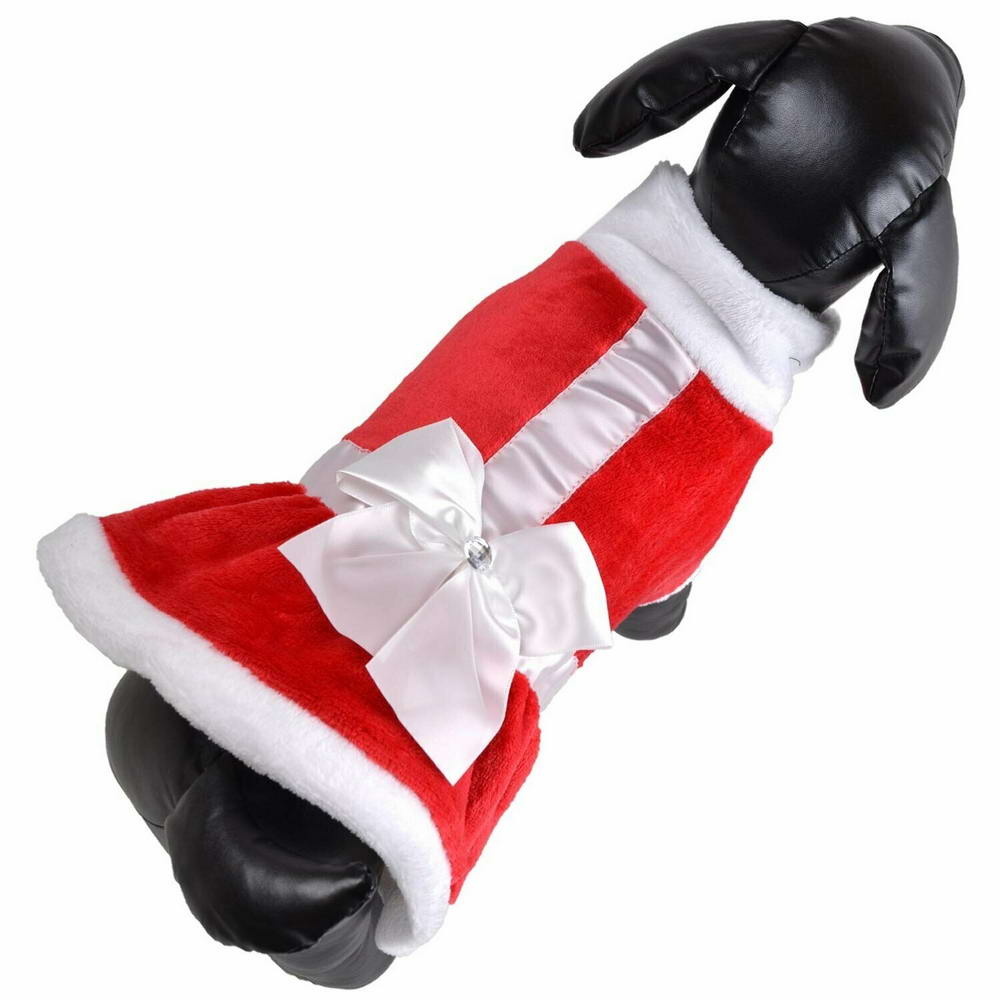 Beautiful Christmas dress for small dogs - Christmas fashions for dogs
