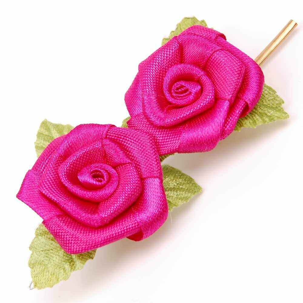 Always reusable hair jewelry for human and animal fabric roses of Blinx Pets