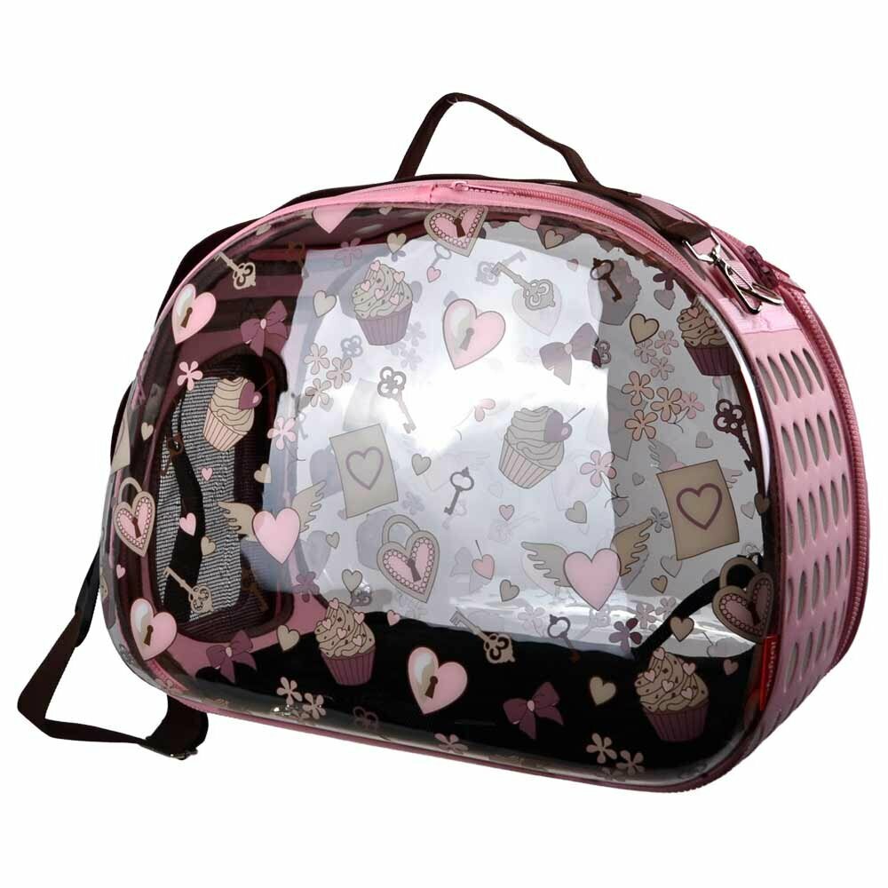 Fashionable dog carrier Pink
