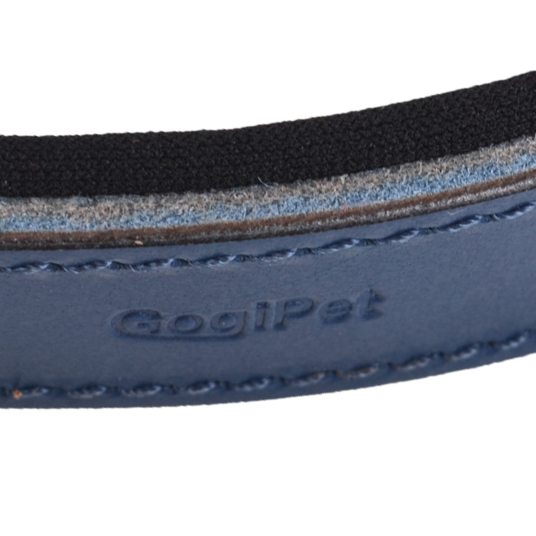 Very soft lined blue pull dog collars