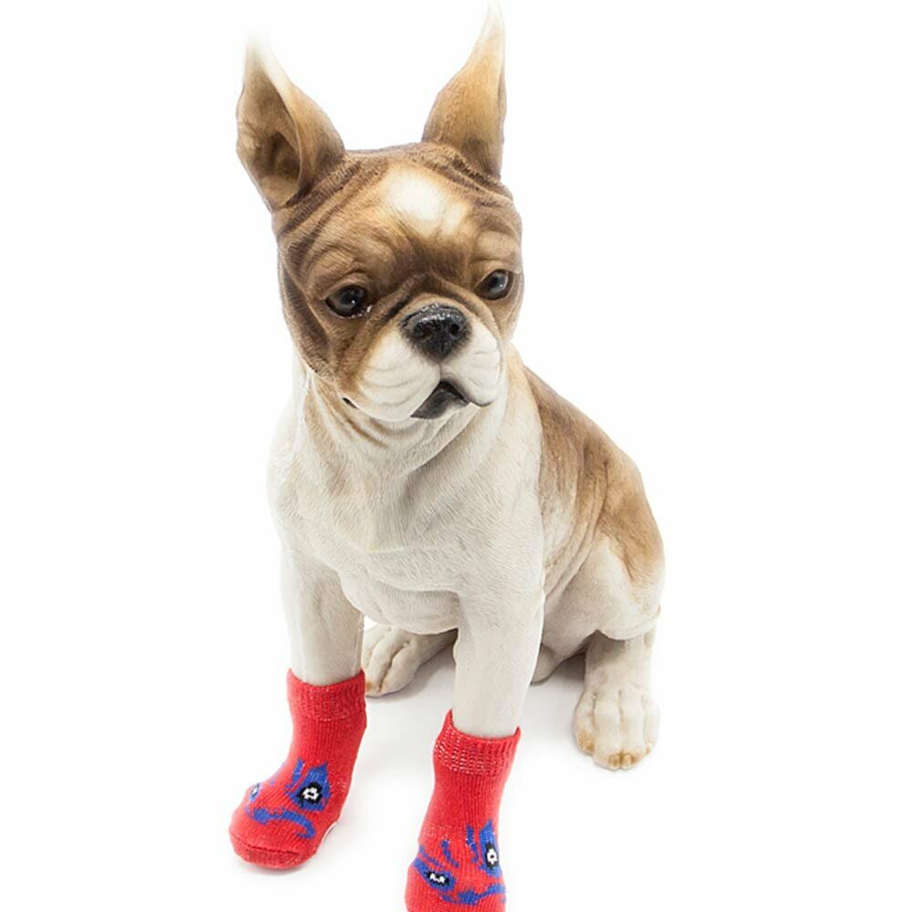 High quality dog socks by GogiPet red