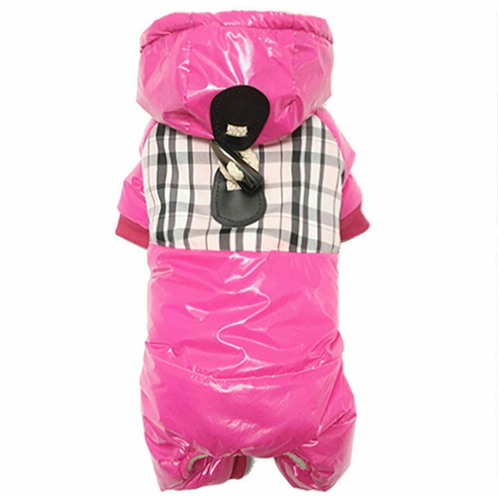 Warm snowsuit Burberry Pink - dog cloth