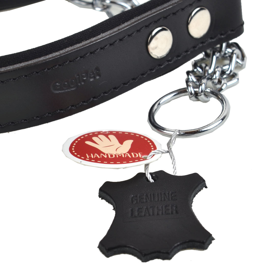 Dog collars made of real leather in high quality handmade by GogiPet