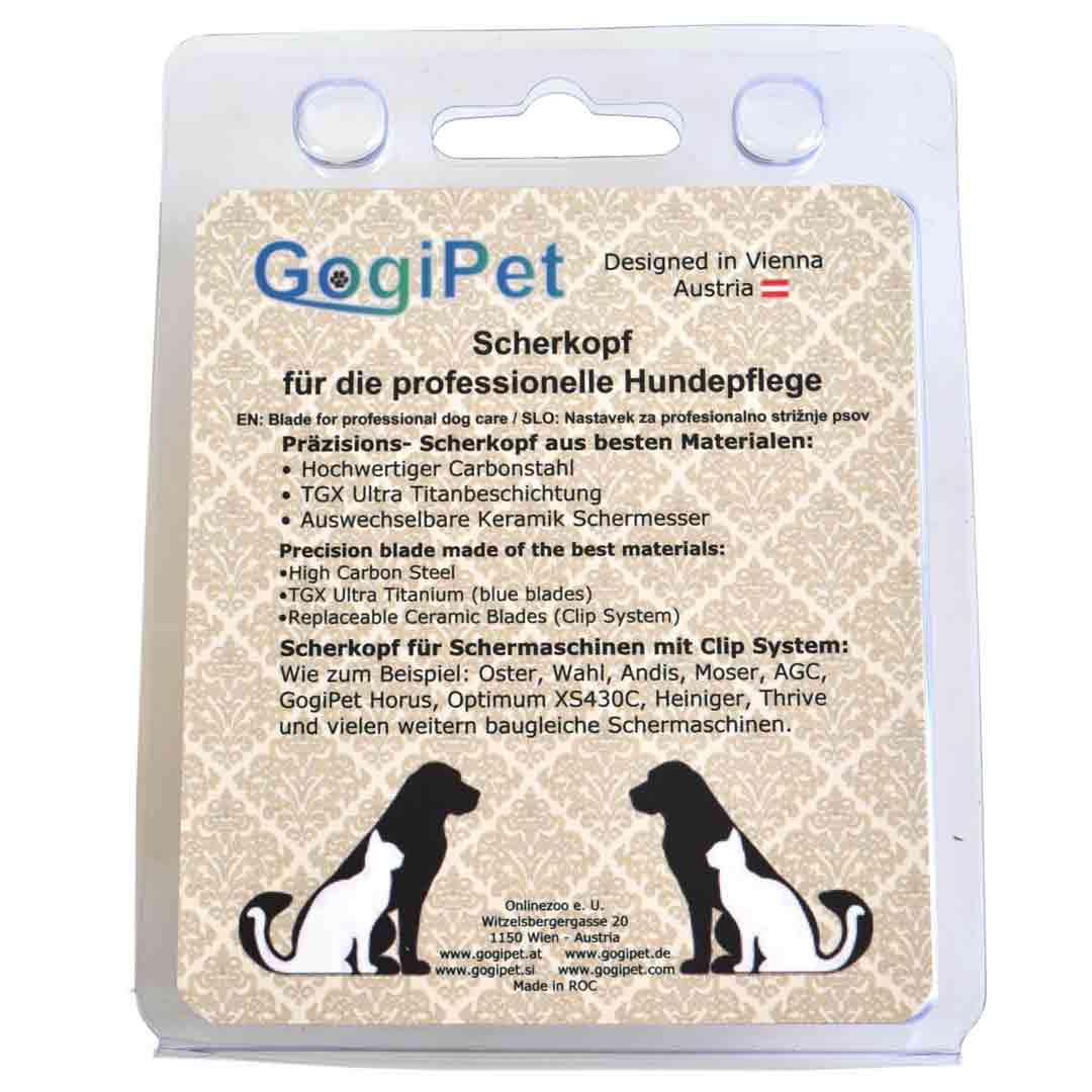 Professional Snap On blade from GogiPet for dog and cat clipping