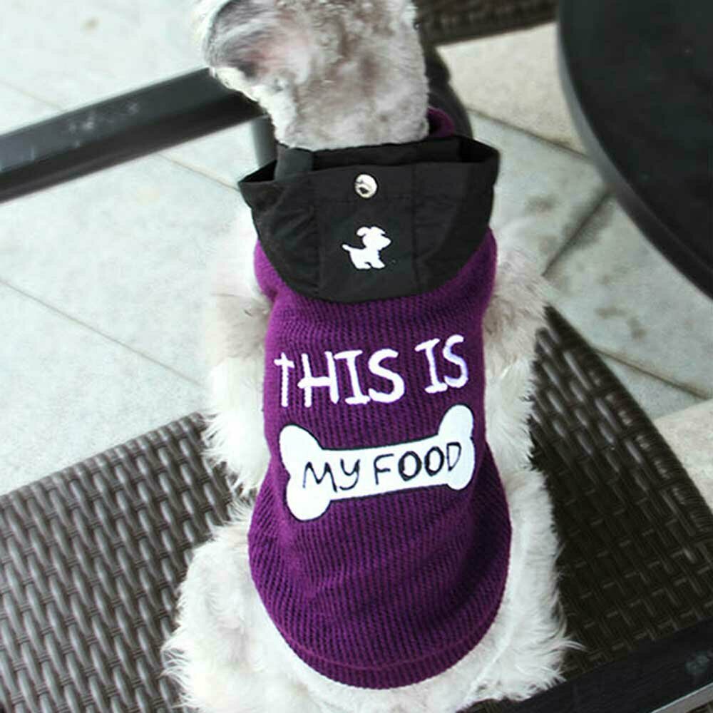 Pullover for dogs purple