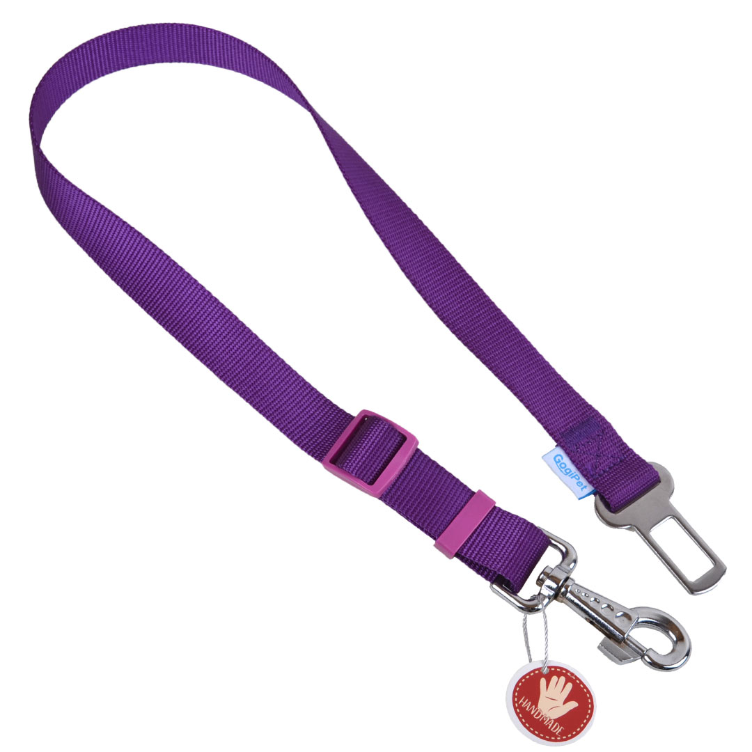 GogiPet ® Safety belt for dogs purple
