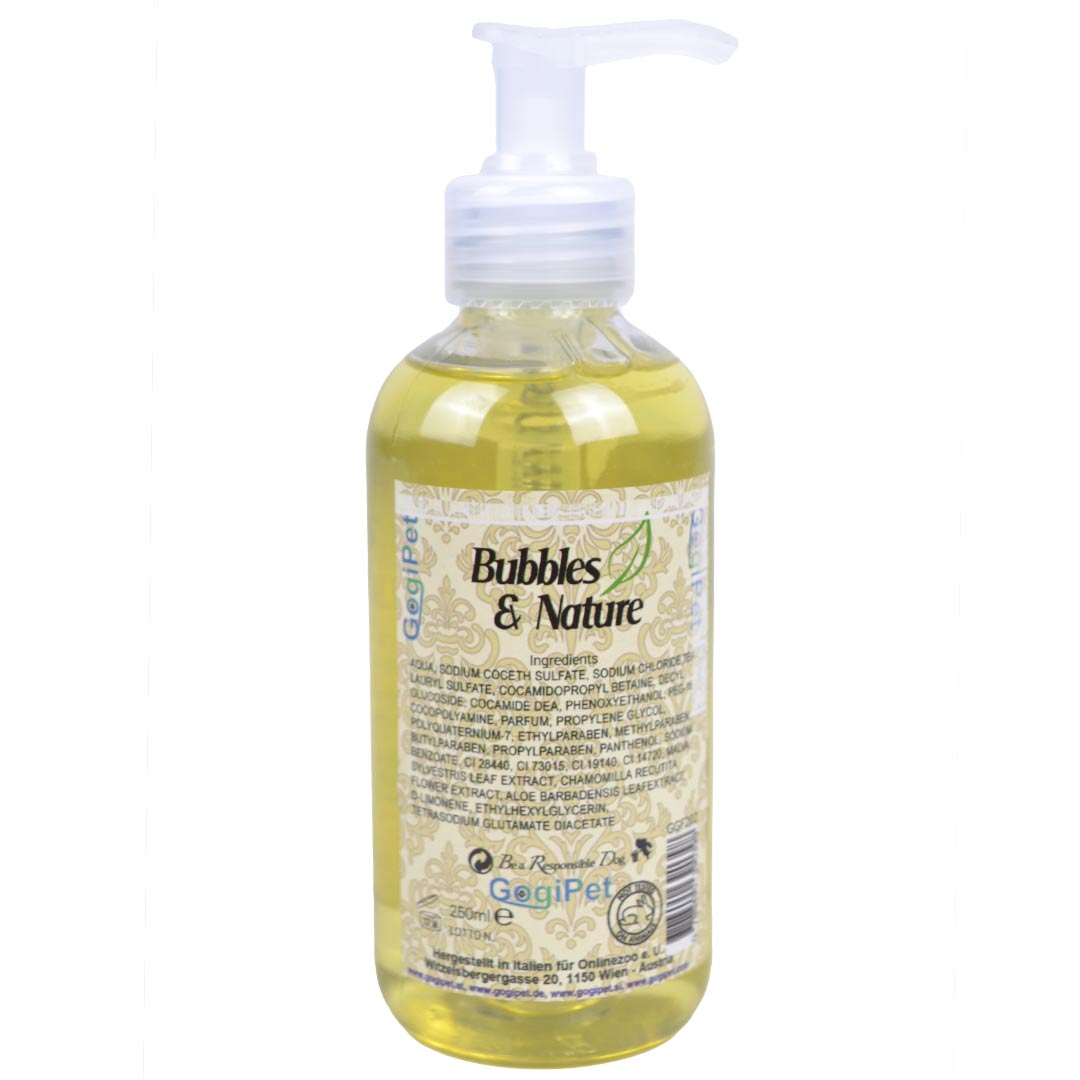 Dog shampoo for dogs with sensitive skin by GogiPet Bubbles & Nature - Sensitive Dog Shampoo
