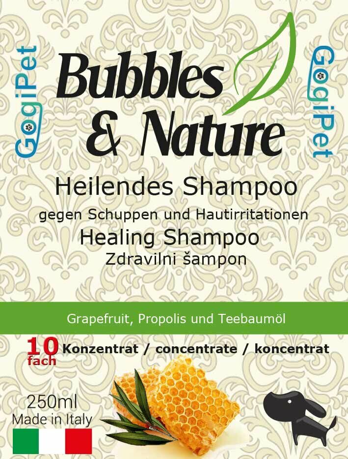 GogiPet tea tree oil dog shampoo Bubbles & Nature