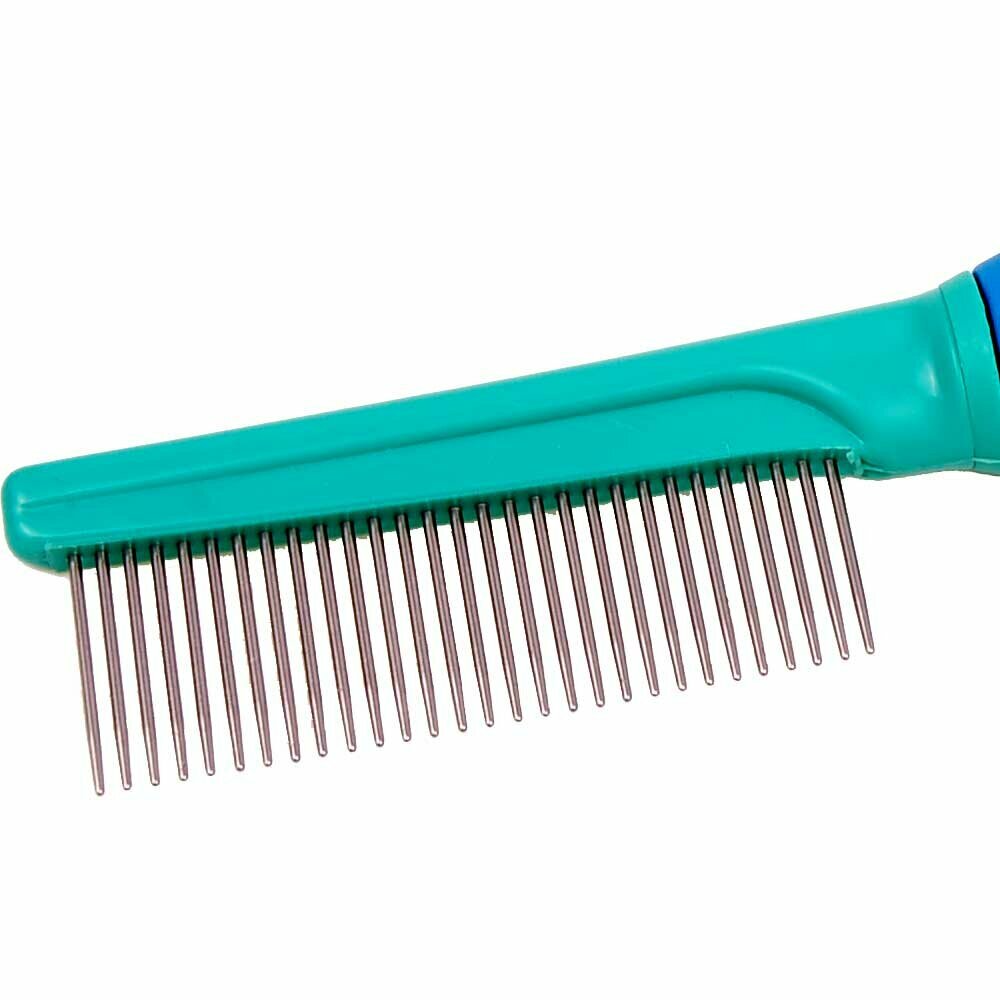 GogiPet handle comb medium fine, 29 teeth - dog comb