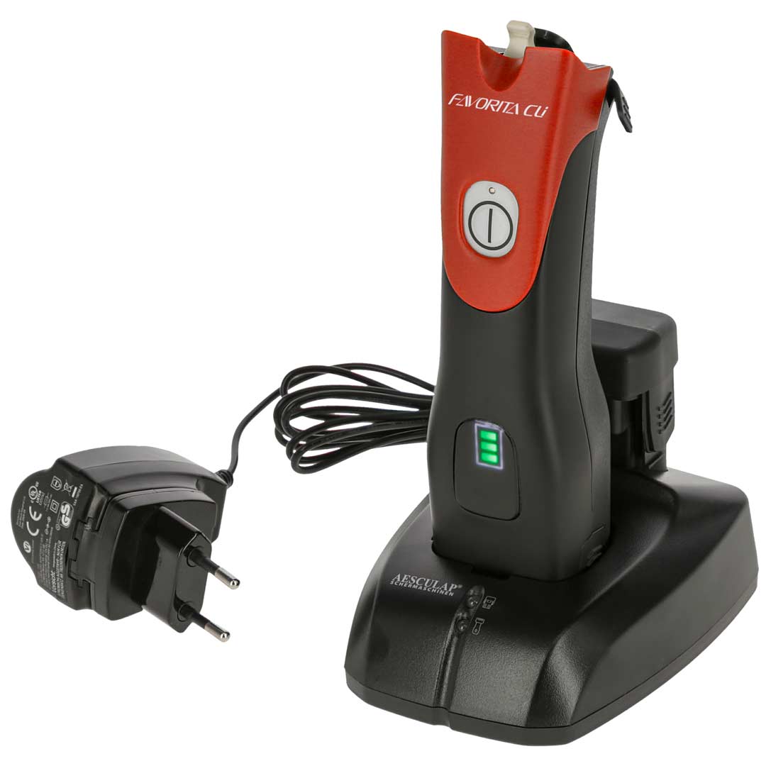 Aesculap Favorita CLi battery clipper with 2 batteries for dog clipping, cat clipping, horse clipping, cattle clipping