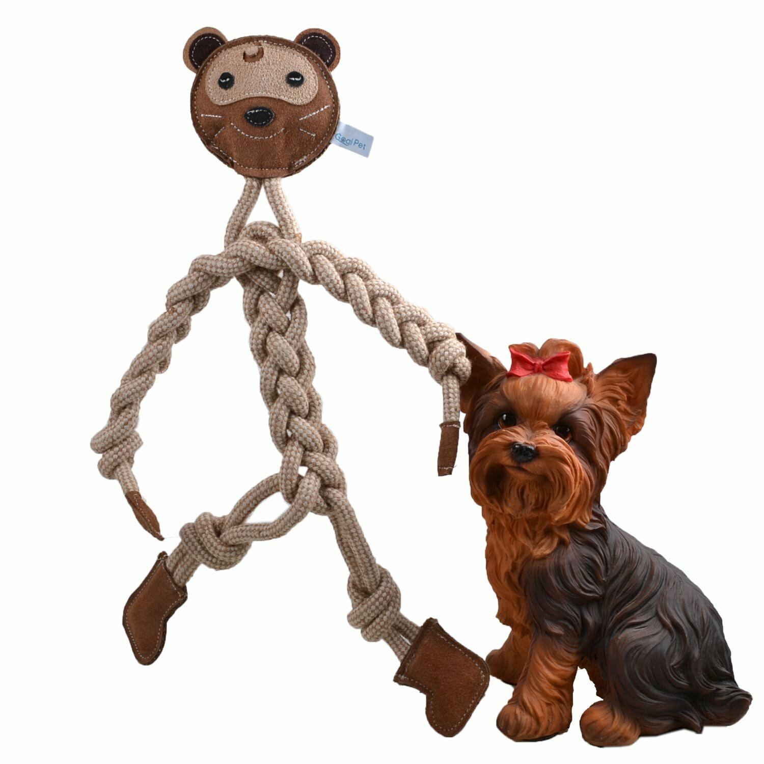 Dog toy from natural, sustainable materials by GogiPet ® Nature Toy